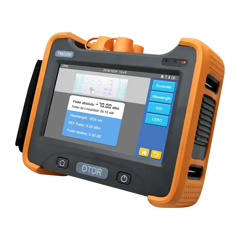 TMO350 1310 1550nm 32/30dB SM с VFL OPM источник света волоконное Оптическое волокно OTDR оптический временной рефлектометр