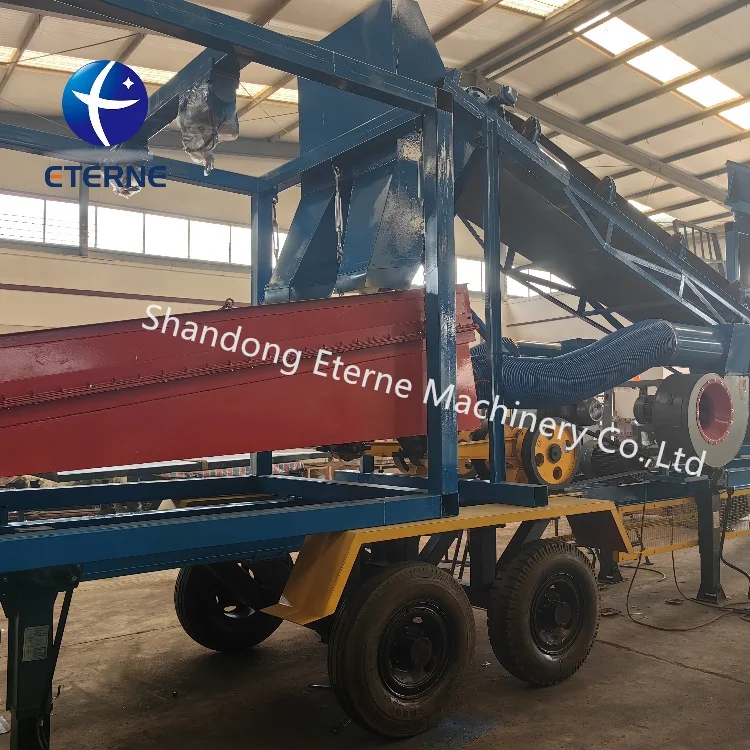 High Capacity Gold Dry Blower Gold Mining Machinery for Waterless Alluvial Gold Mining for Sale