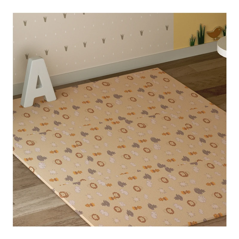 Professional Waterproof 2 Sided Baby Play Mat Reversible Baby Kids Crawling Tpu Baby Play Mat