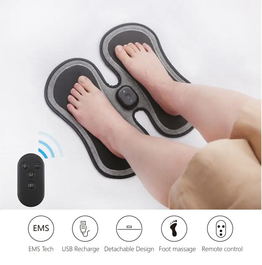 Electric EMS Foot Massager Feet Muscle Stimulator Foot Massage Mat