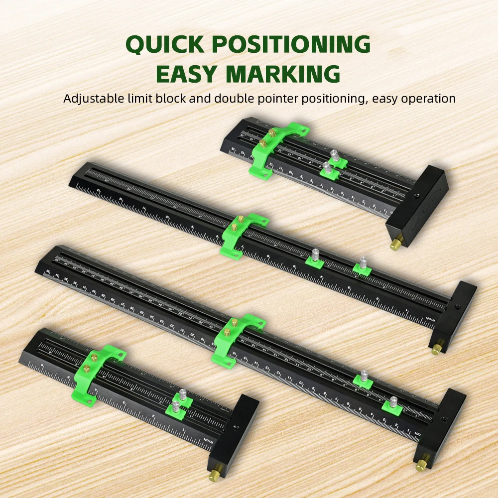 6inch/14inch Scribing Line t Square Ruler Aluminum Alloy T-type Measuring Rulers