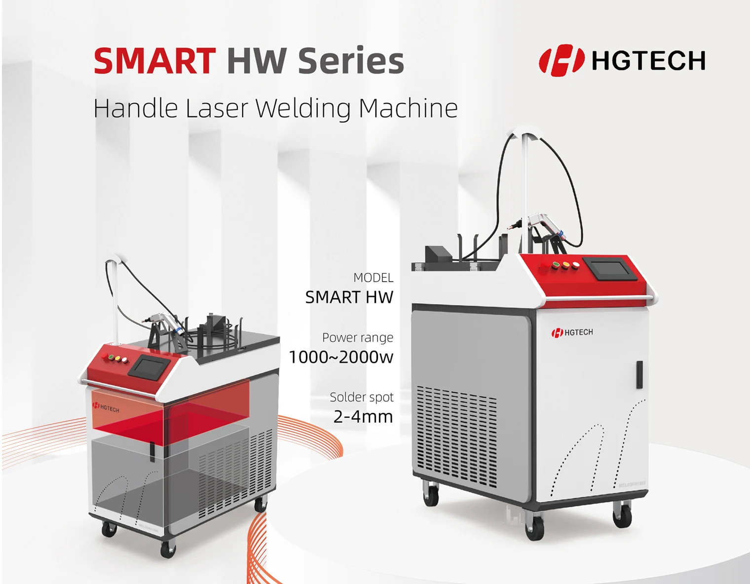 HGTECH Good Price Laser Welder 3000w 4 In 1 Cutting And Cleaning Fiber Handheld Laser Welding Machine