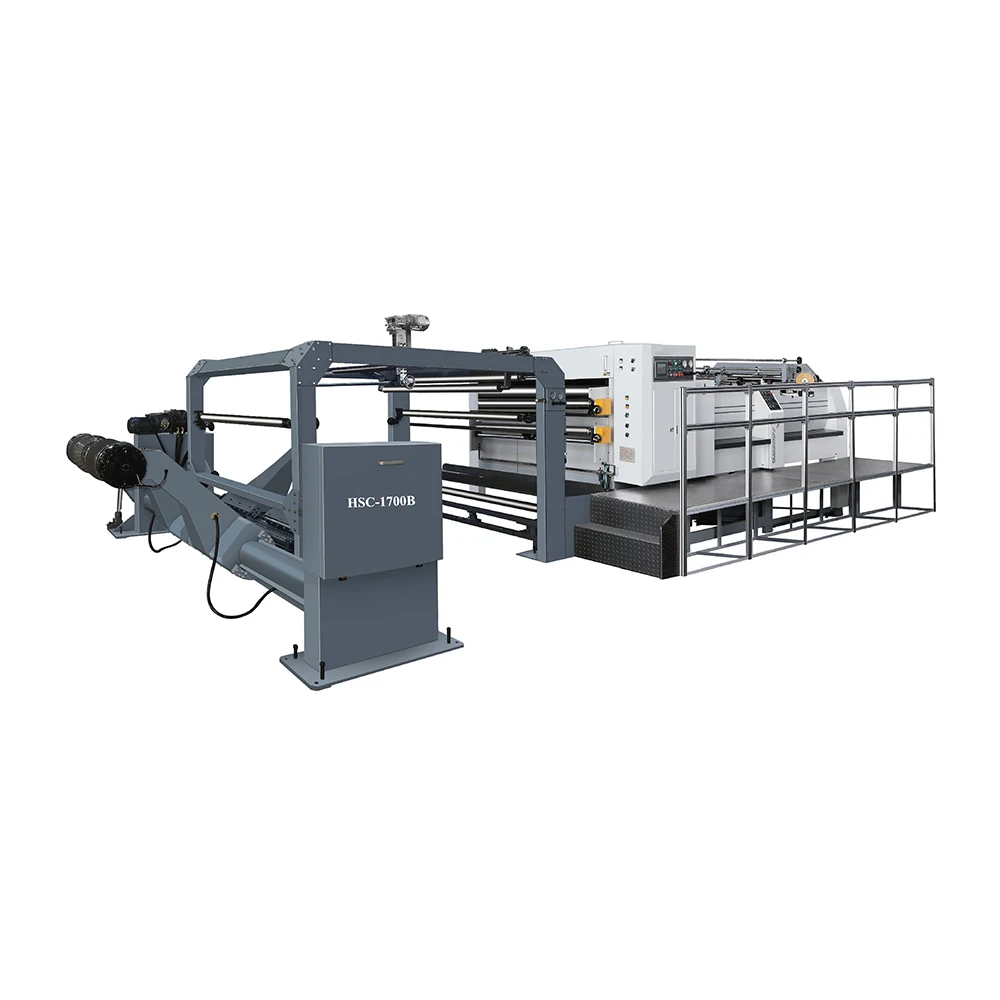 Paper Sheeter Machine Paper Sheeter Machine HSC-1700B Automatic Double Rotary Blade Paper Roll Sheeter Machine