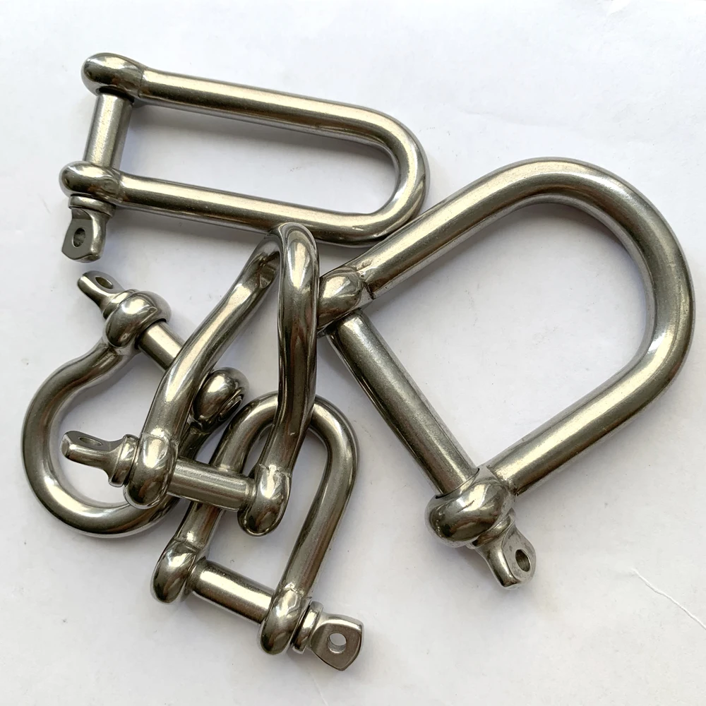 High quality rigging hardware shackle Stainless Steel D Shackle