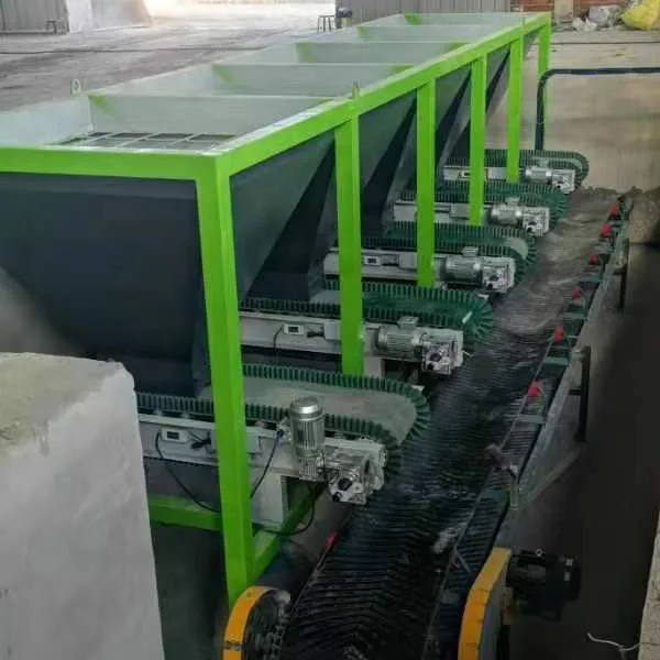 Multi Hopper Npk Fertilizer Belt type Batching Dosing Weighing System For Fertilizer Production Line