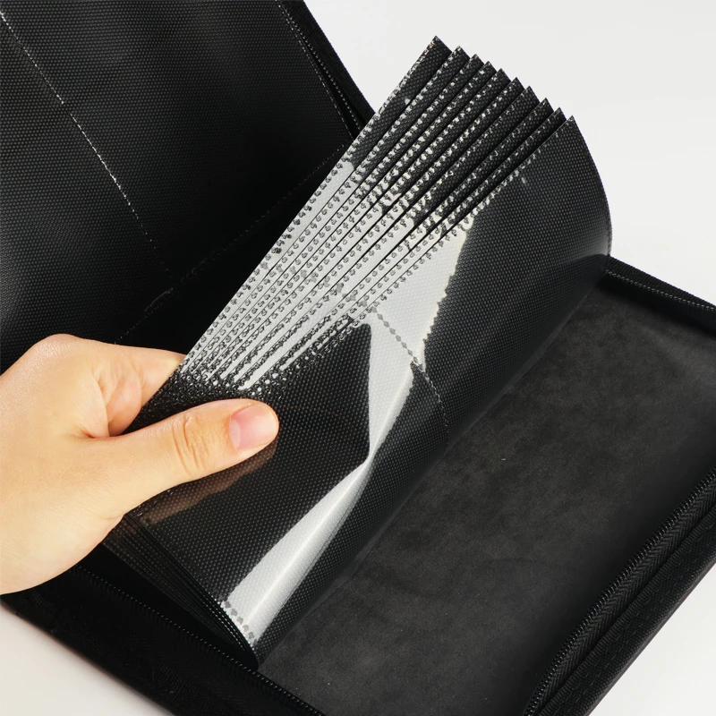 HENWEI Custom PU Leather 4 Pocket Card Binder Protection Album For Standard Cards MTG Yugioh Game