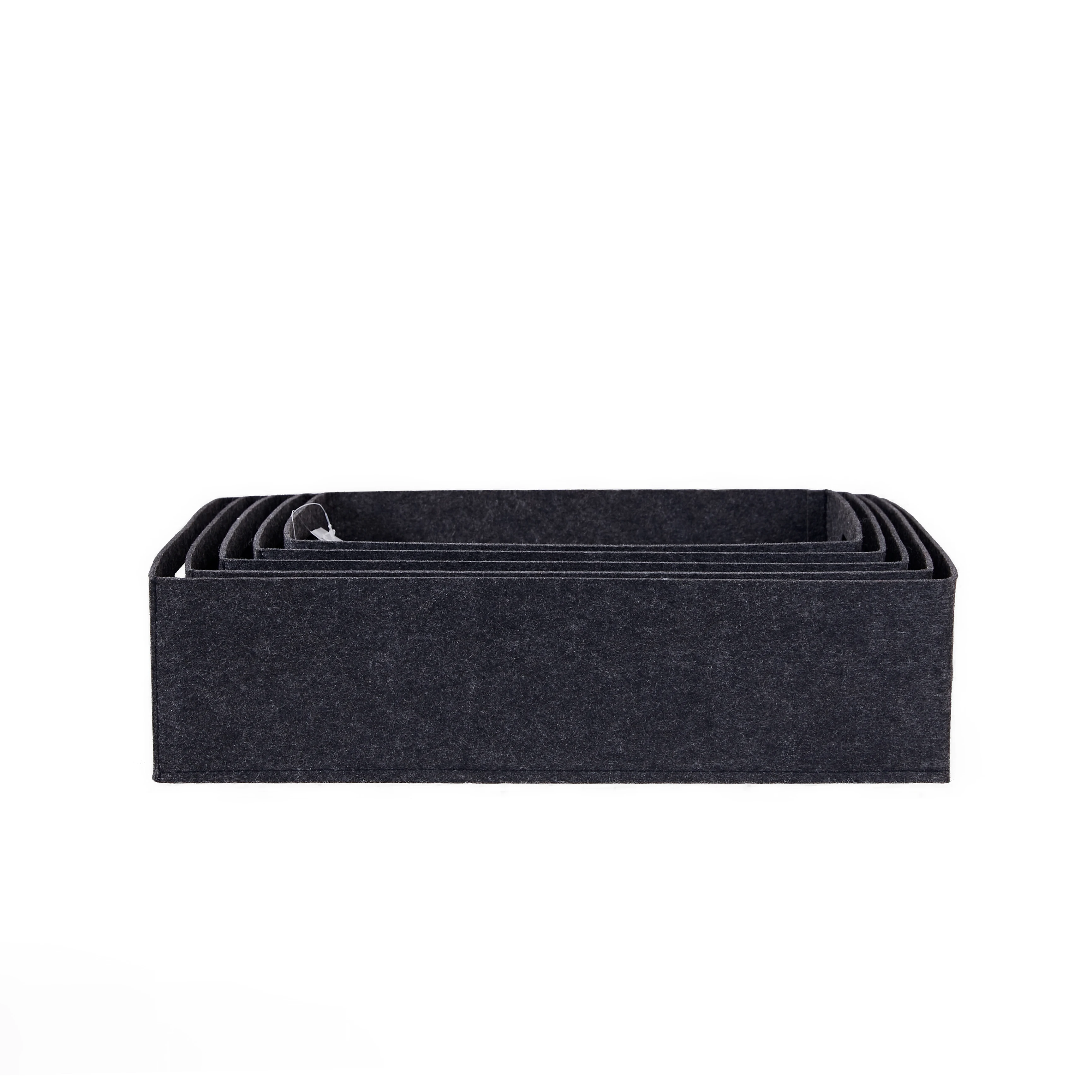 Eco-friendly hard felt basket multi-function storage felt boxes