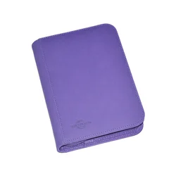 Pu Leather Photo Game Trading Cards Album 9-pocket Zippered Binder