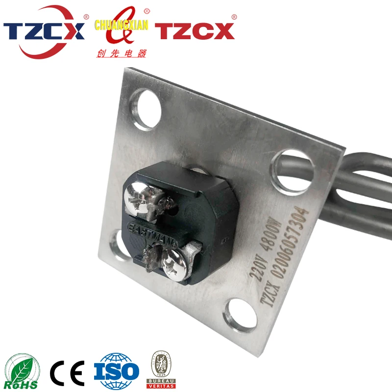 Green 304 Stainless Steel Heating Element for Liquid Tubular Heaters Custom-made Heater Pipe