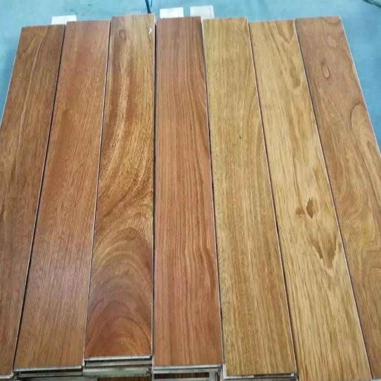 Natrual Jatoba Wood Flat Surface Plywood Lamination Flooring