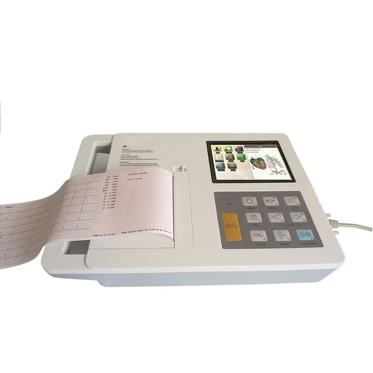 Ecg 6 Channel Portable Echocardiography Machine ECG machine with different models