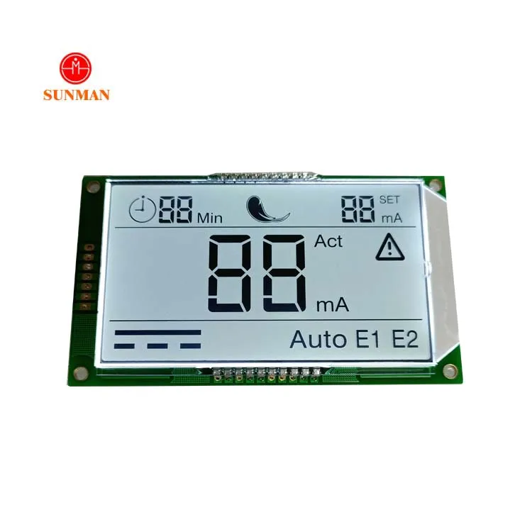 Sunman sms06270 6-значный tn позитивная трансфлективная подсветка дисплей времени медицинский измеритель оборудование монитор модуль печатной платы ЖК-дисплей