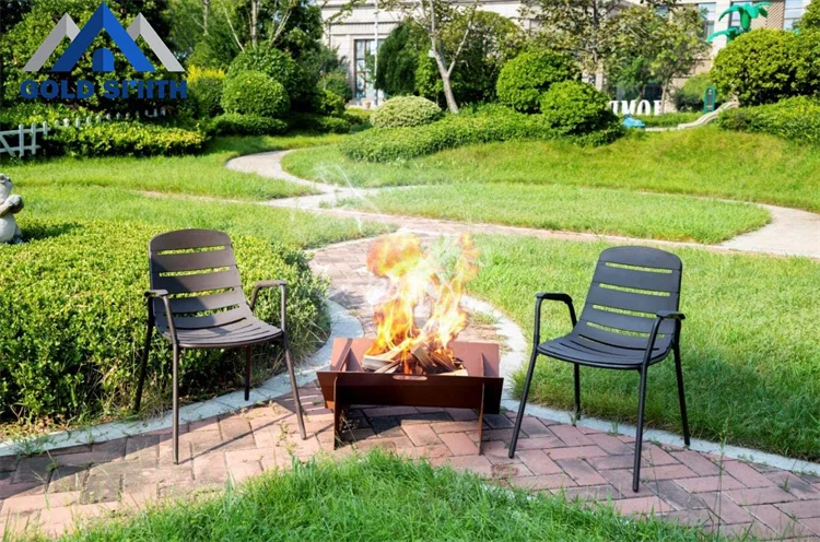 Уличная камина для кемпинга-железная костра-трехногий паяльник-угольный нагреватель