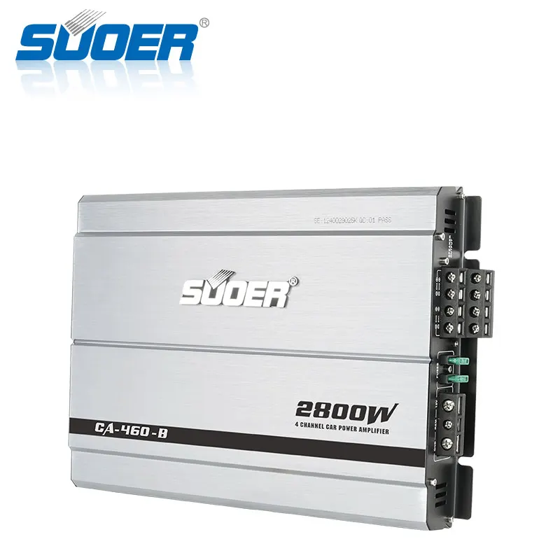  Suoer CA-460-B 2800 Вт Автомобильные усилители типа 12v Усилитель Аудио para Карро showoffer в набор усилителей автомобильный