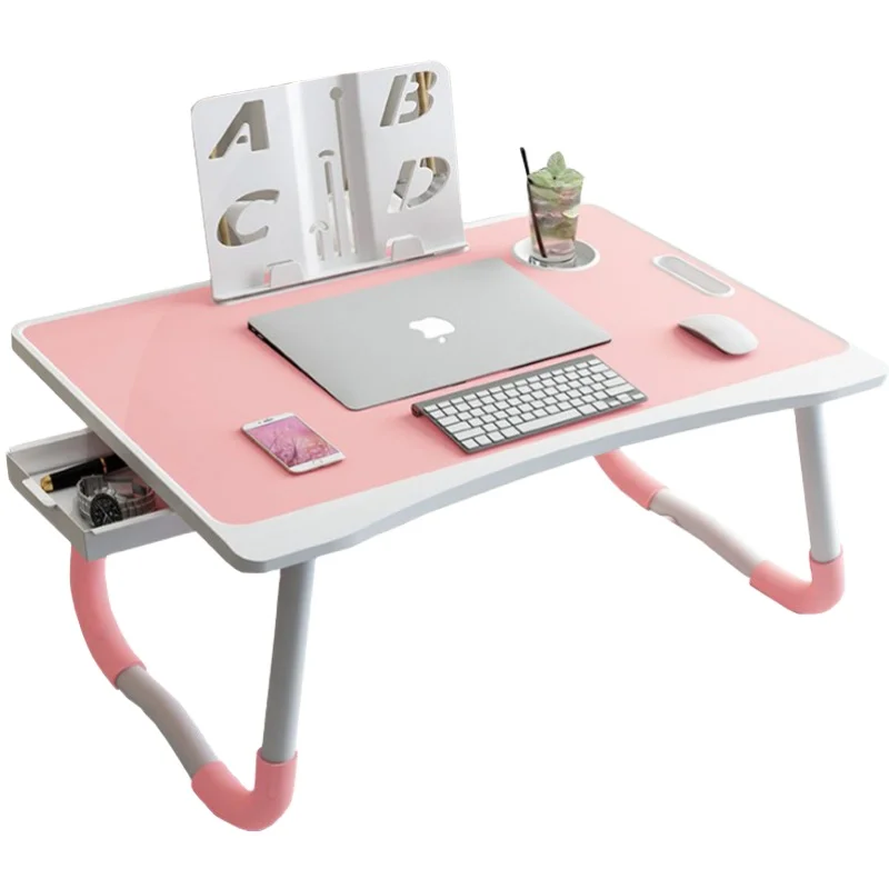 
modern design hot sale cheap beds small computer table pink home office furniture laptops folding computer desk 