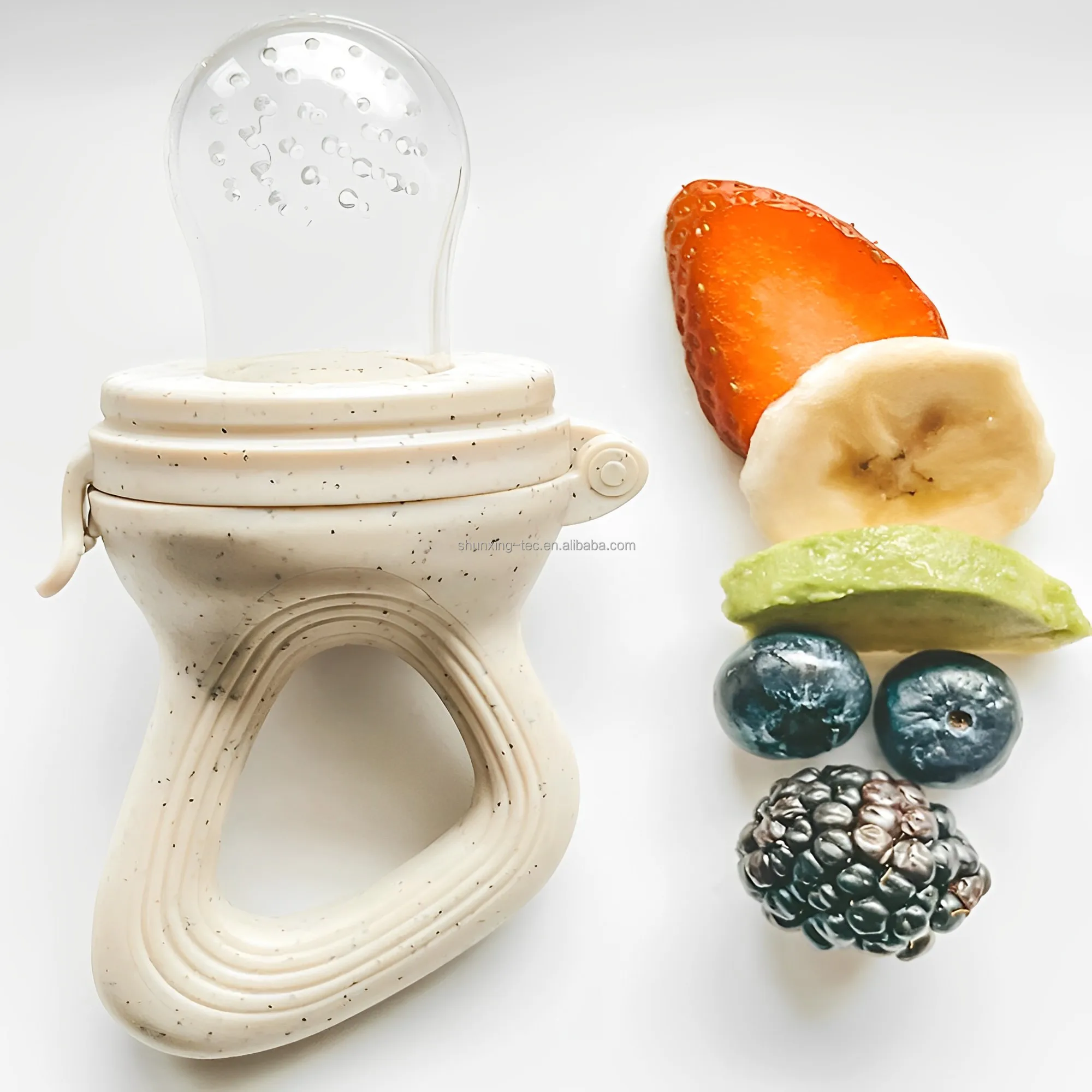 Multi-functional Infant Teething Toy Silicone Baby Fruit And Vegetable Nutrition Supplementary Baby Fresh Food Feeder Pacifier