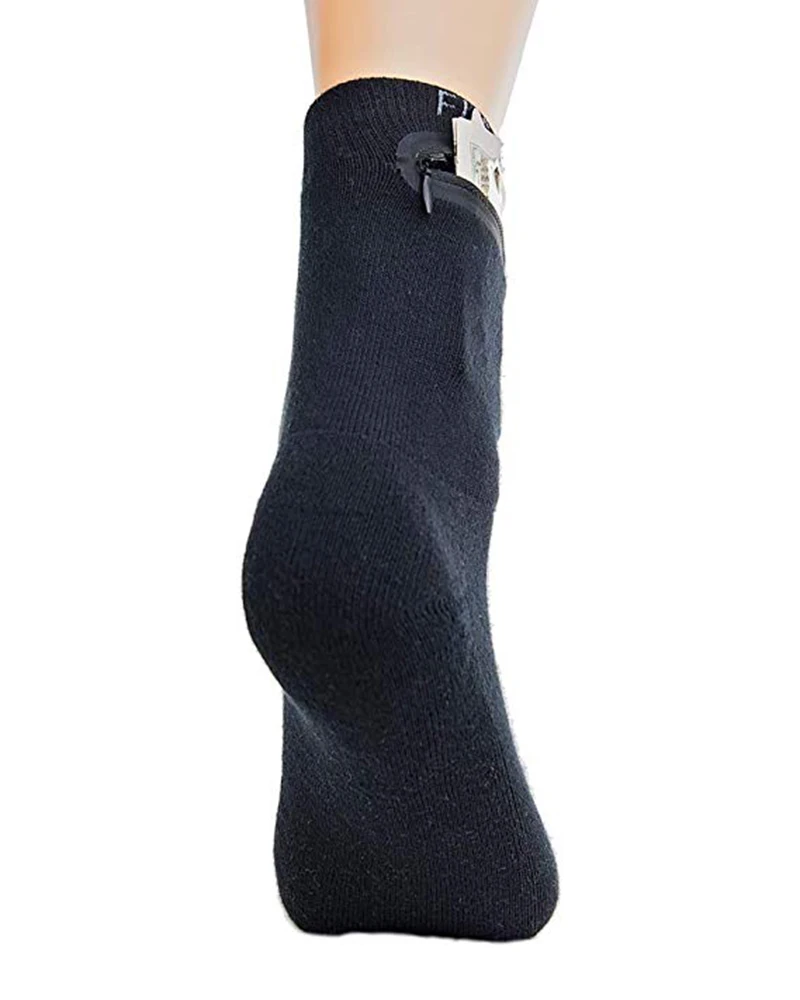 custom design zipper pocket socks