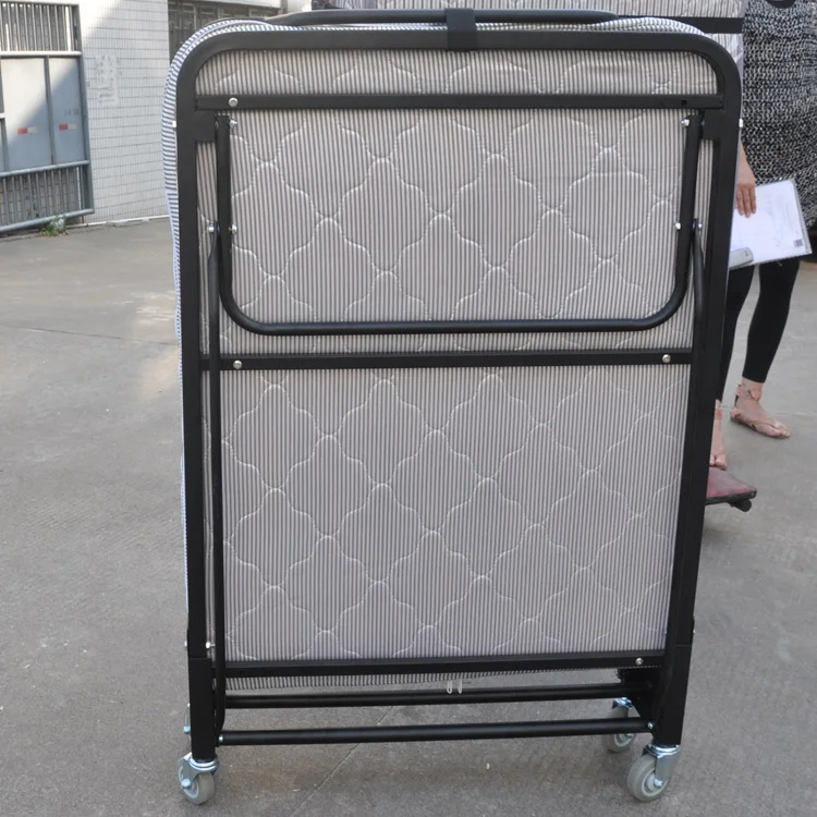 Cheap Industrial Hotel Extra Folding bed Vertical movable Metal Adding Bed