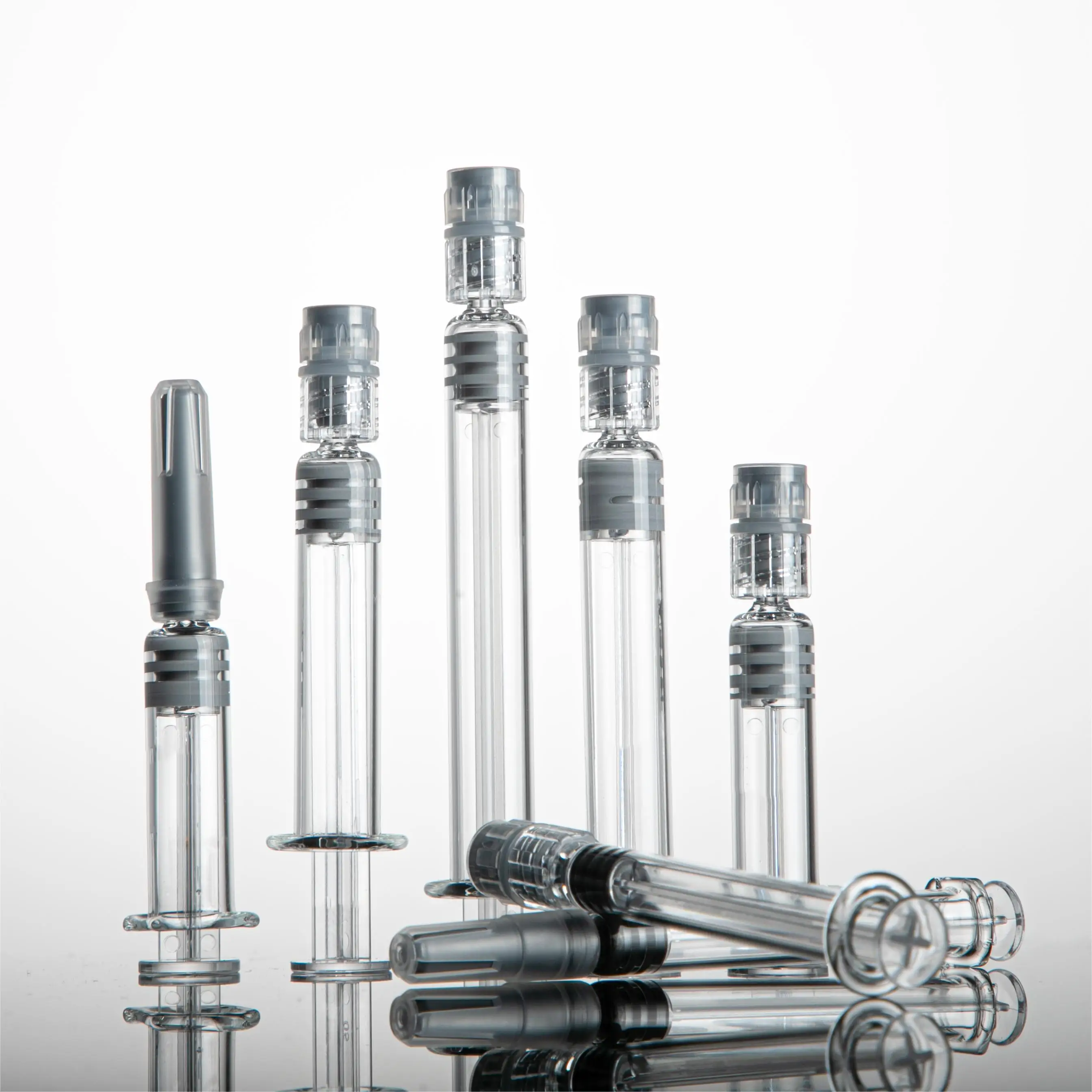 1ml long syringe with needle 1ml prefilled syringe with lure lock for medical beauty