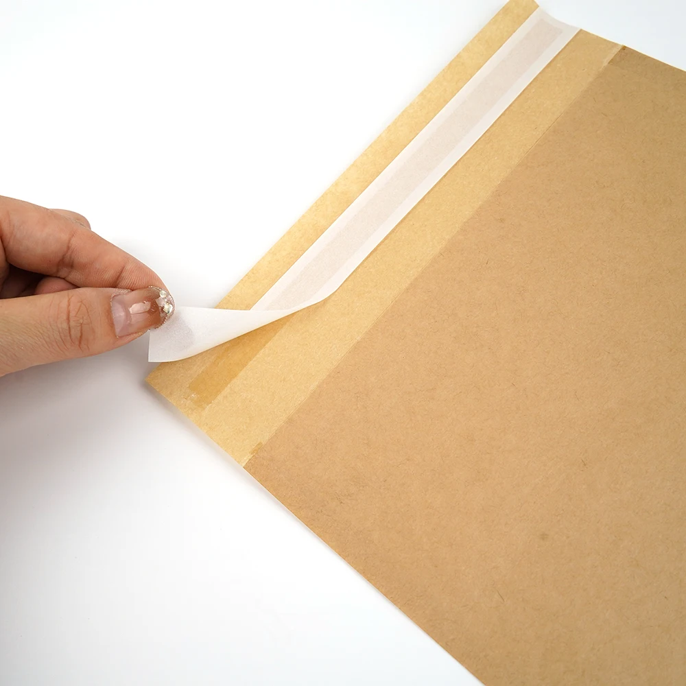 Packaging Reflective Logo Courier Opp Plastic Double Strong Postal Biodegradable Mailing Mailer Shipping Kraft Self Adhesive Bag