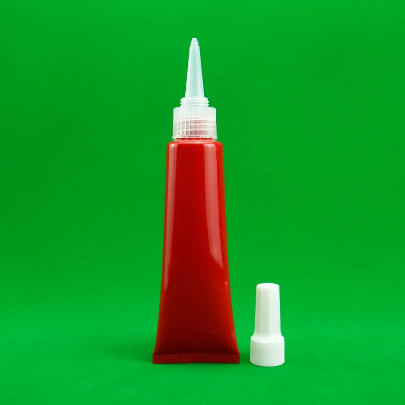50ml 250ml red Empty Plastic Bottle BB Cream Tube Foundation soft Plastic Tube