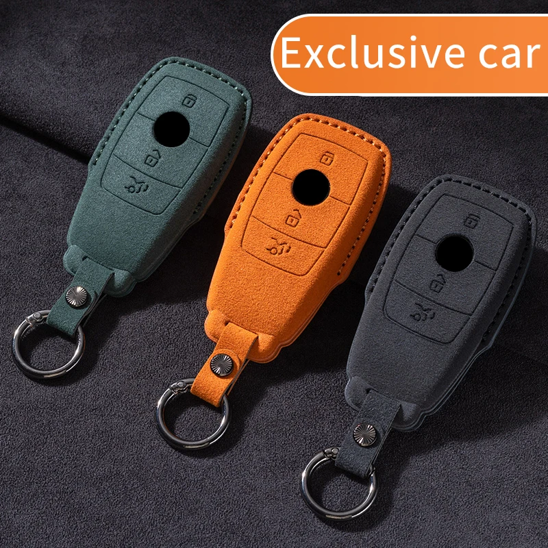 Suitable for Mercedes-Benz glc e class car key fob remote cover accessories models key case protective cover car accessories