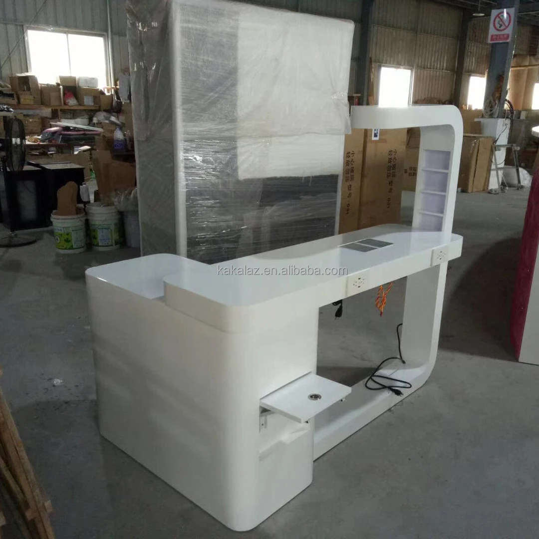 marble nail table Professional Manicure Table with exhaust fan