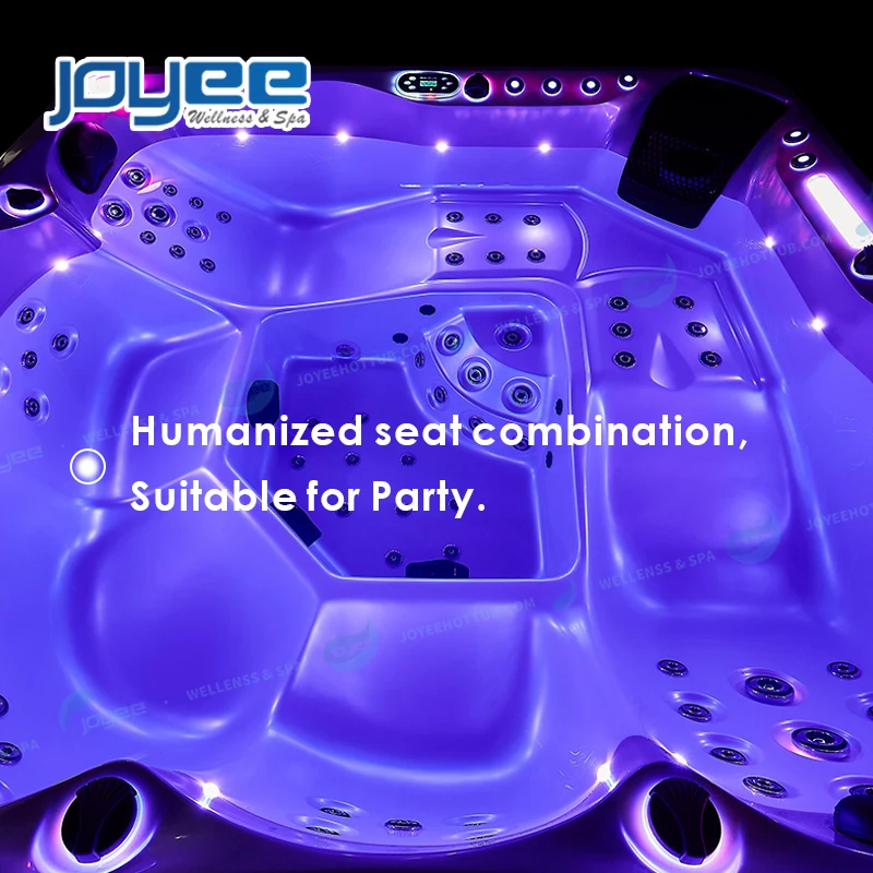 JOYEE 5 People High Quality Sex Bubble Zone Outside Hottub Pools Massage Outdoor Freestanding Cheap Bathtub Spa with Balboa