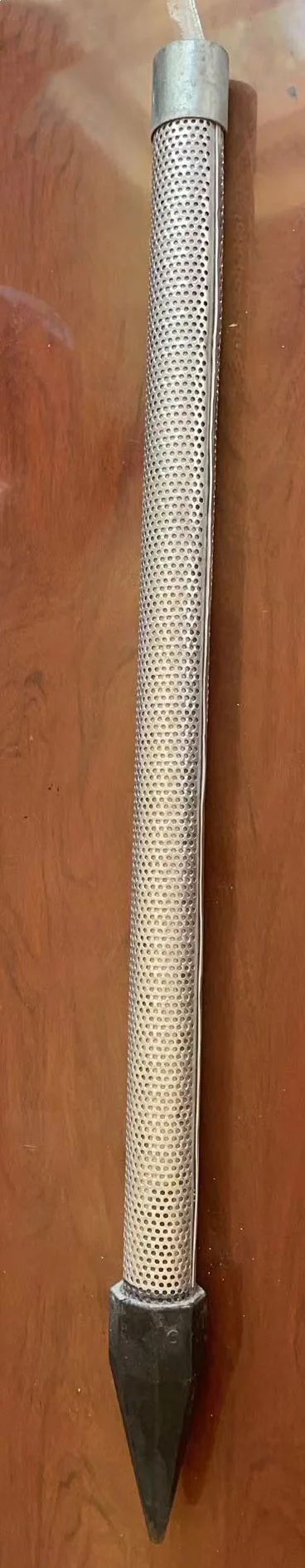 1.25inch galvanized driven sandpoint filter screen pipe point for shallow water wellpoint portable garden hand pump