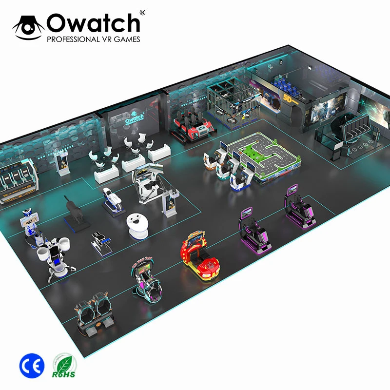 New VR Business Interactive virtual reality game machine simulator VR Theme Park adults children