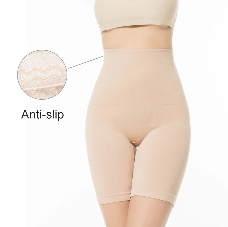 Anti slip High Waist Tummy Control Women Body Shaper Panty Faja Sin Costura Underwear Bodyshaper Seamless Shapewear Shorts