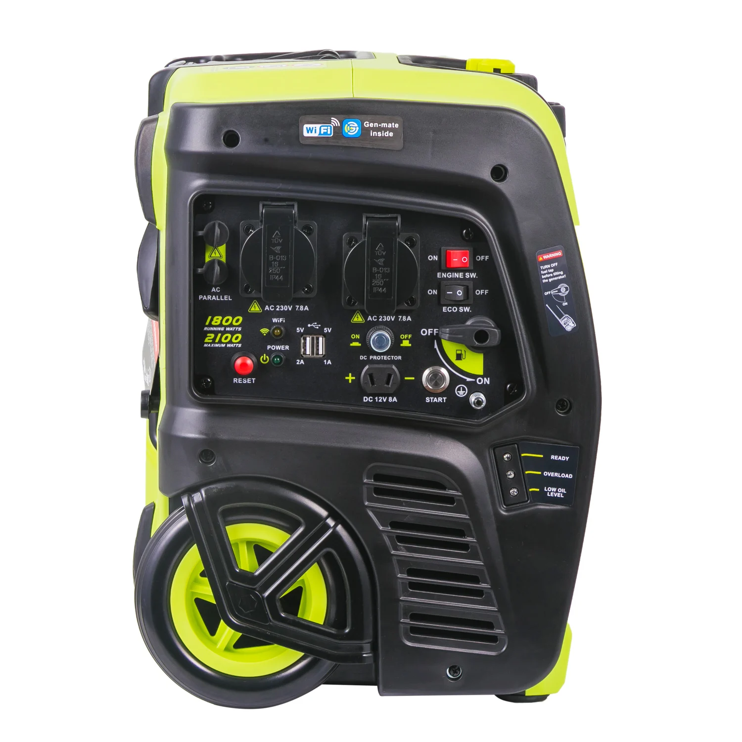 2KW 2000VA Portable Mobile solar batteries solar power generator set