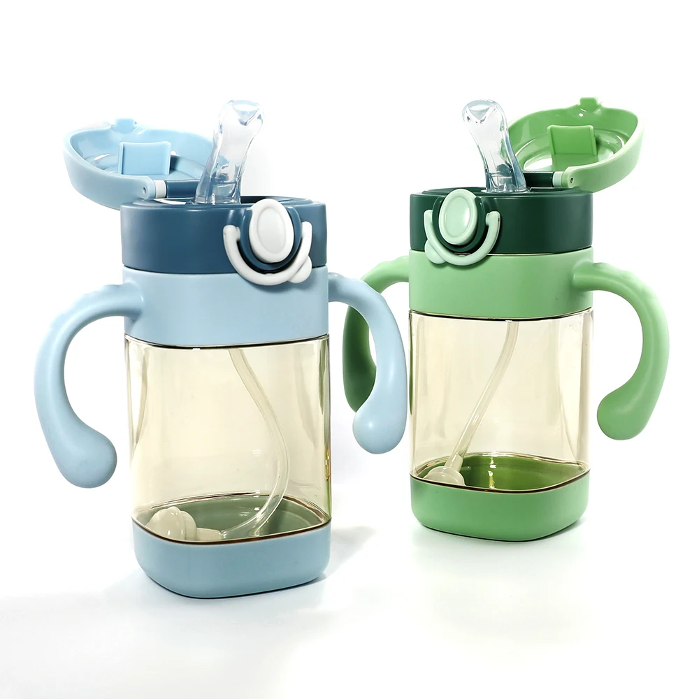 Factory custom private baby feeder bottle milk juice baby drinking bottle 2023 household food grade silicone BPA-free with lid