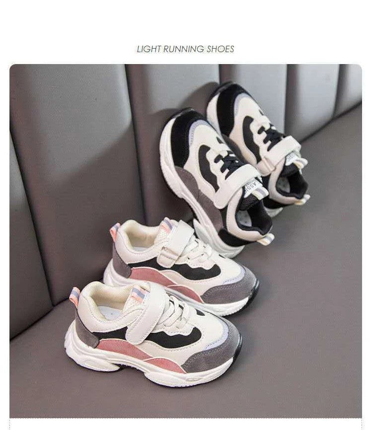 DianSen Hot Design Girls And Boys Sneakers High-quality Rubber Outsole  Breathable Lightweight Kids Casual Shoes