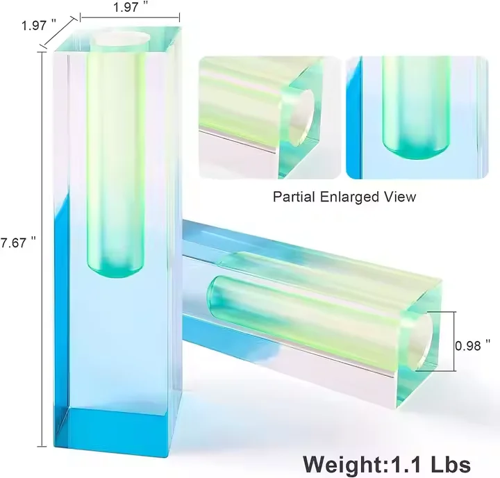 Table Vase Small Decor Clear Plastic Vases Nordic Decorative Vases For Centerpieces
