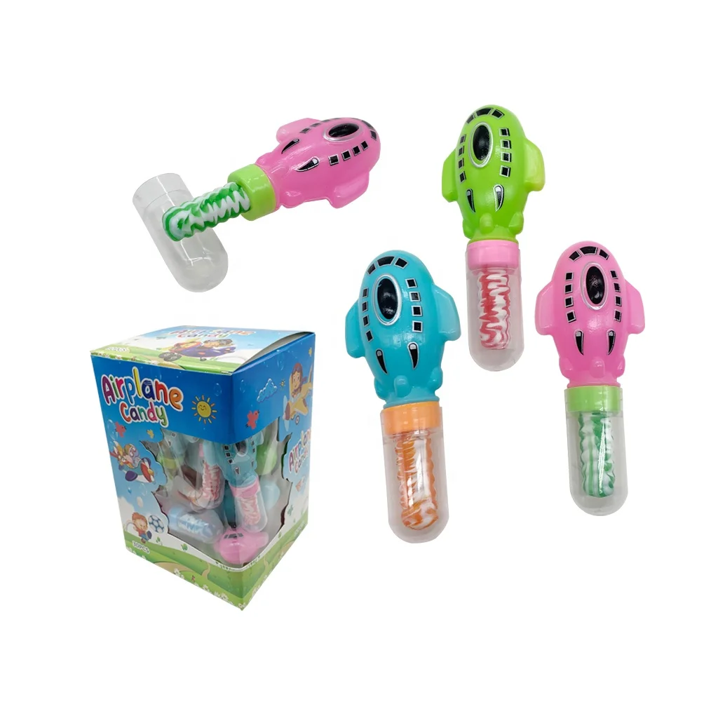 OEM Fruit flavor Airplane toy Sweet Lollipop