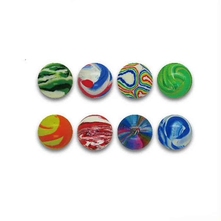 Bulk Solid Candy Gift Novelty Candy Crane Small Capsules Toys Rubber Art 28mm Bouncing Balls for Vending Machines