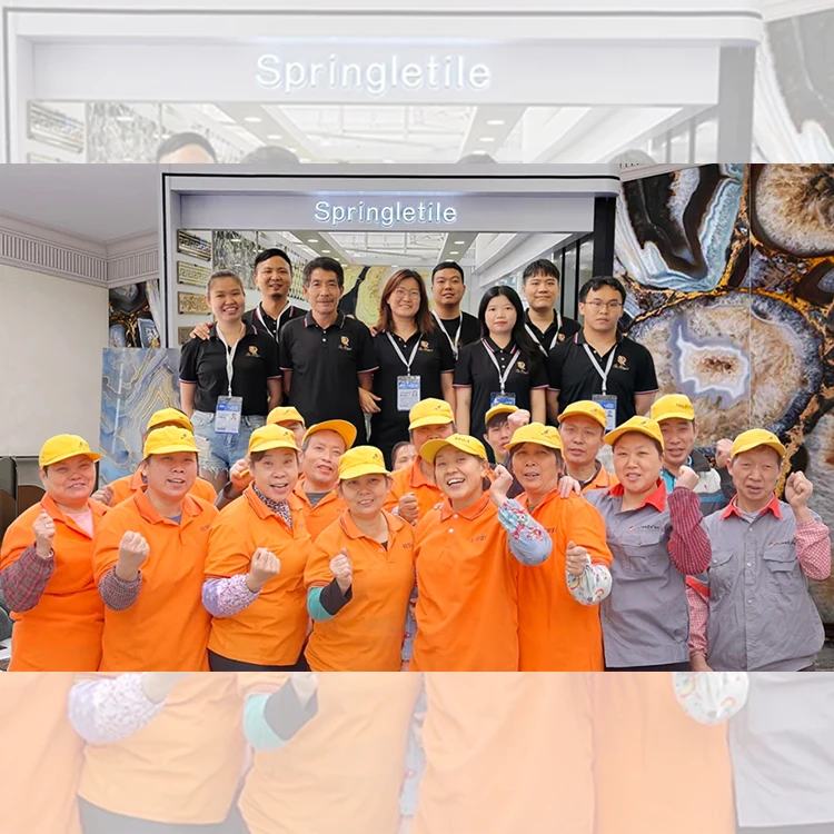 High quality texture white artificial marble table top office conference table interior decor hexagon petals design coffee table