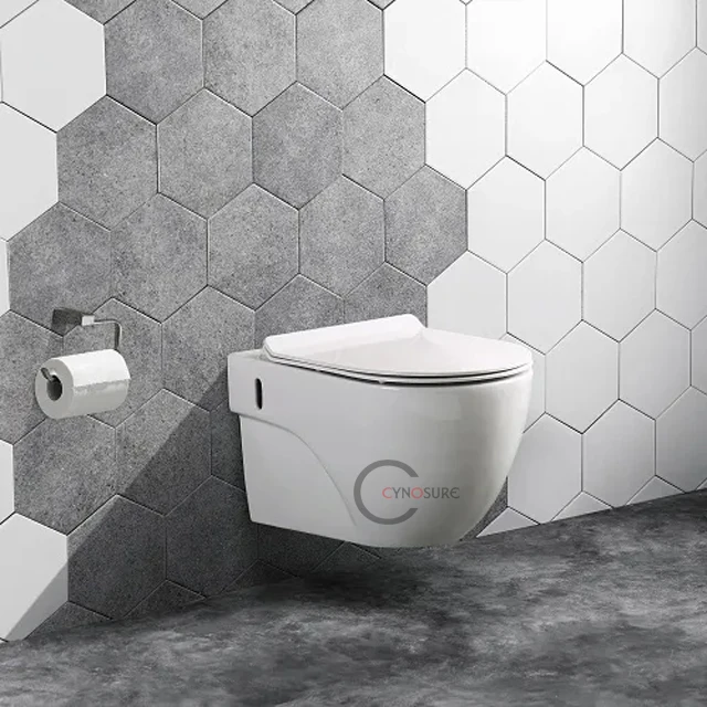 European Modern Wall Hung Wc Toilet Sanitary One Piece for Apartment Bathroom
