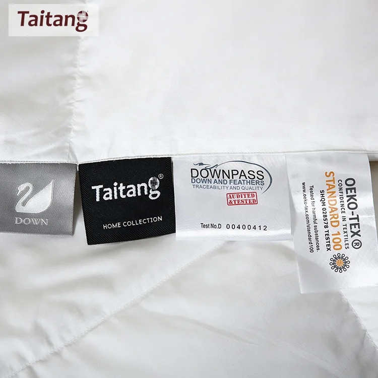 Winter Hotel Bedding Sets Warm Bed Quilt White Duck Down Quilt