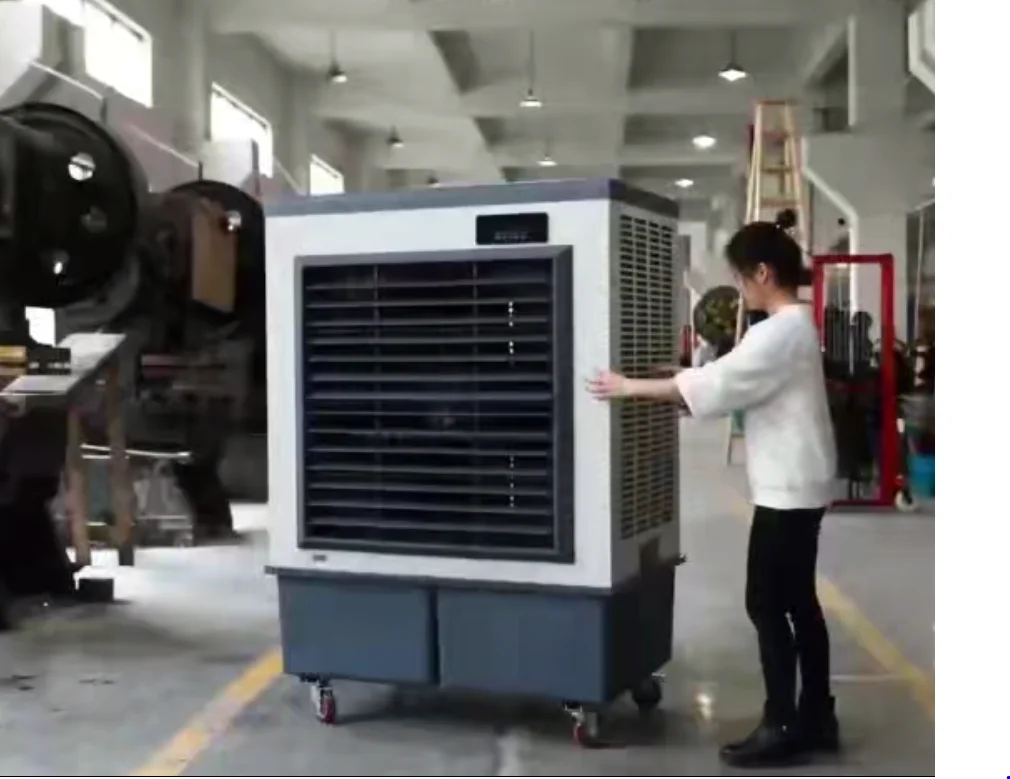 230L Big Water Tank Air Cooler Commercial Industrial 800W Evaporative Portable Air Cooler Fan