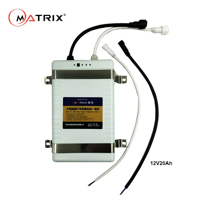 lithium li ion nmc battery pack 12v 20ah solar battery for solar street light and UPS