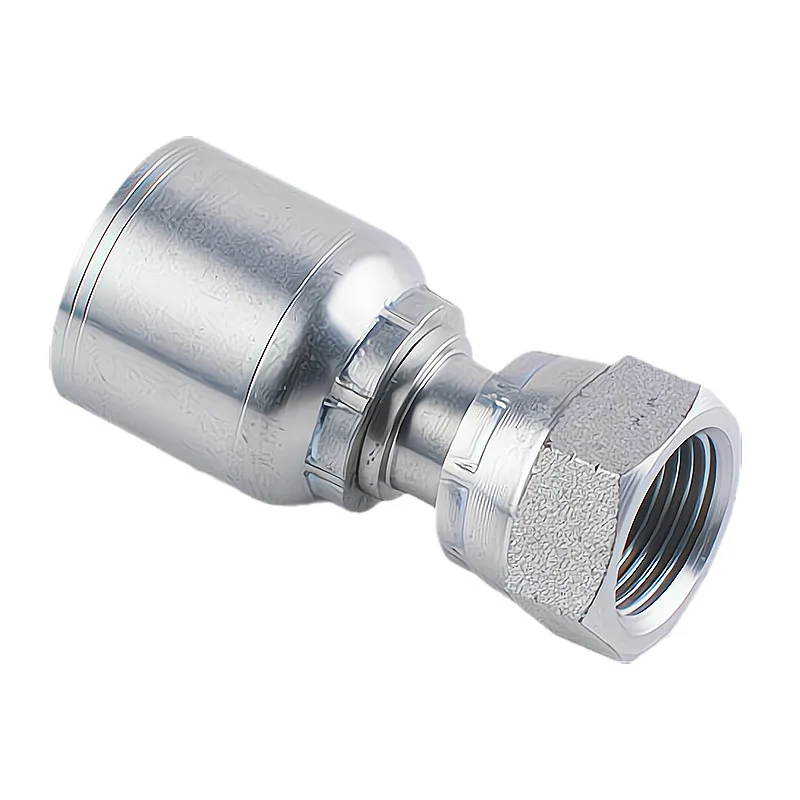 Jic /Bsp/Bspt/Npt/Metric/Orfs/Sae 15618 цельный интегрированный бесштепсельный Соединительный поворотный многоразовый гидравлический шланг