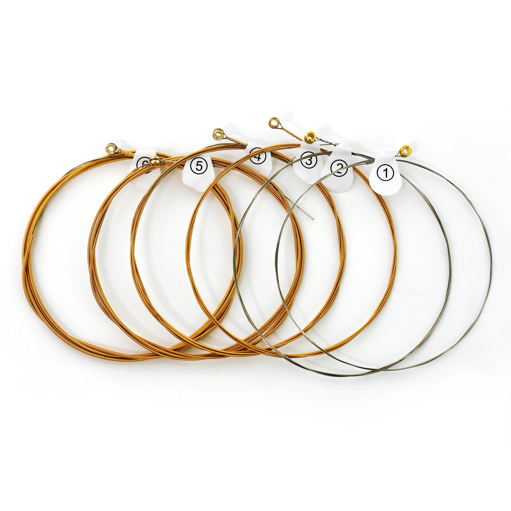 A Nice Price and Quality 010 Gauge Small MOQ OEM Accepted Phosphor Bronze Warm Tone Bulk Guitar Strings