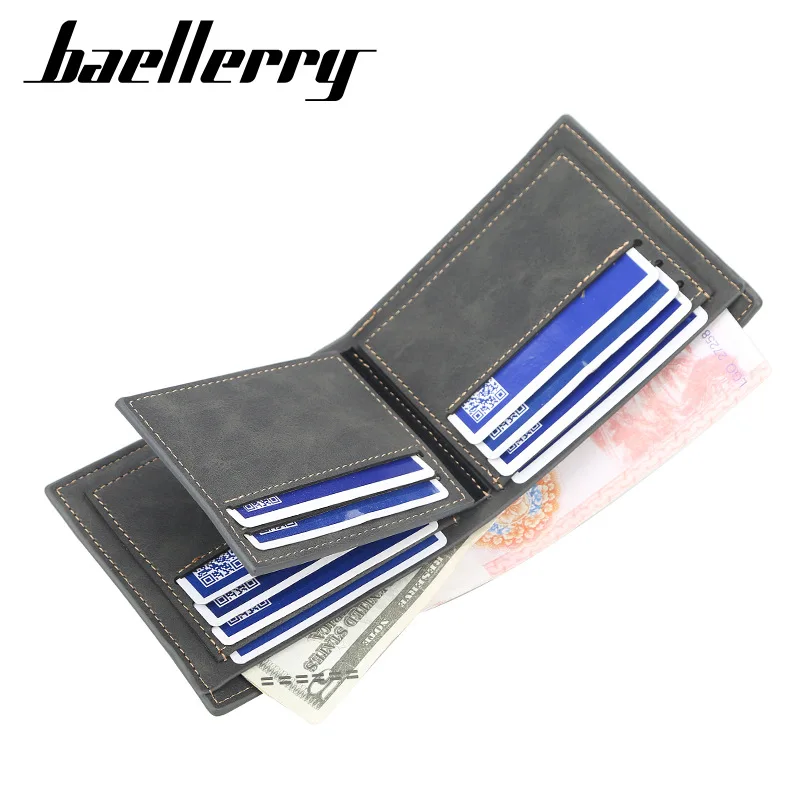 baellerry designer brand men wallet wholesale fashion multicard rfid minimalist wallets for men slim larger capacity coin purse man