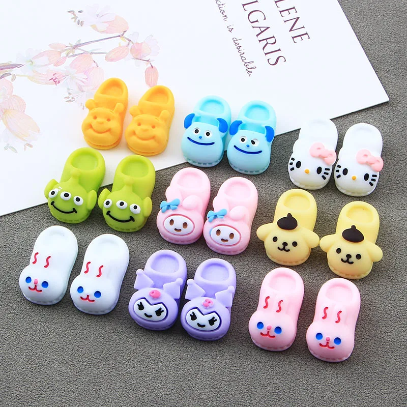 Custom 3d Shoes Embellishments Supplies For Cell Phone Diy Crafts Kawaii Shoe Resin Charms