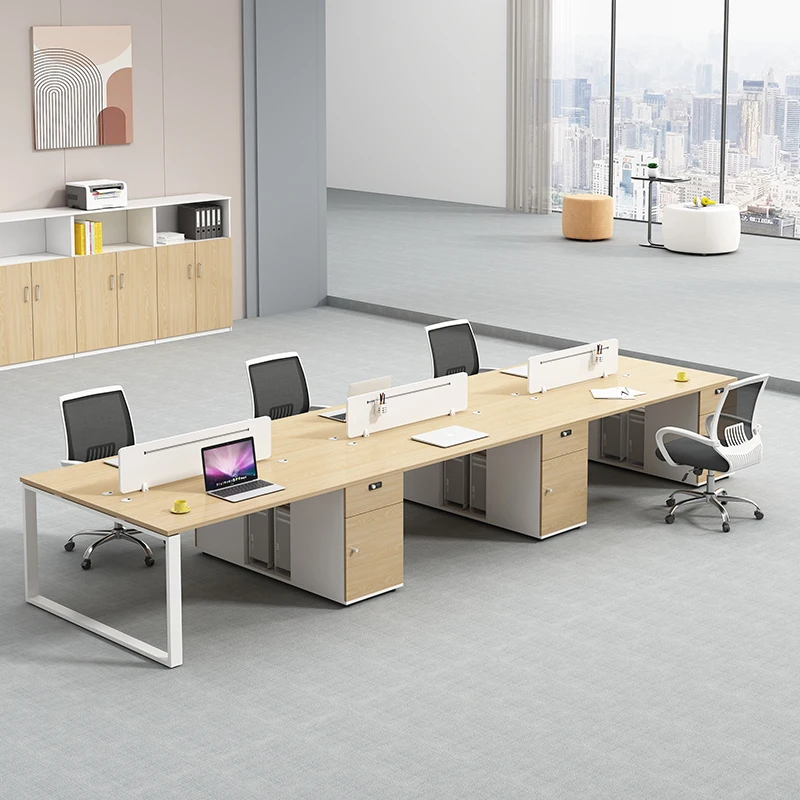 office partition table Staff desk Cubicle workstation Bureau de travail modular office table commercial Office Furniture set