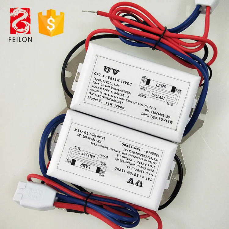 Directly Sale 12VDC Electronic Ballast 16w uvc lamp ballast uvc light ballast