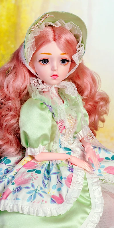 2023 Wholesale Price High Quality Original Design Luxury 1/3 Scale 60 cm Princess Doll Baby Toy with Elegant Doll Dress For Kids
