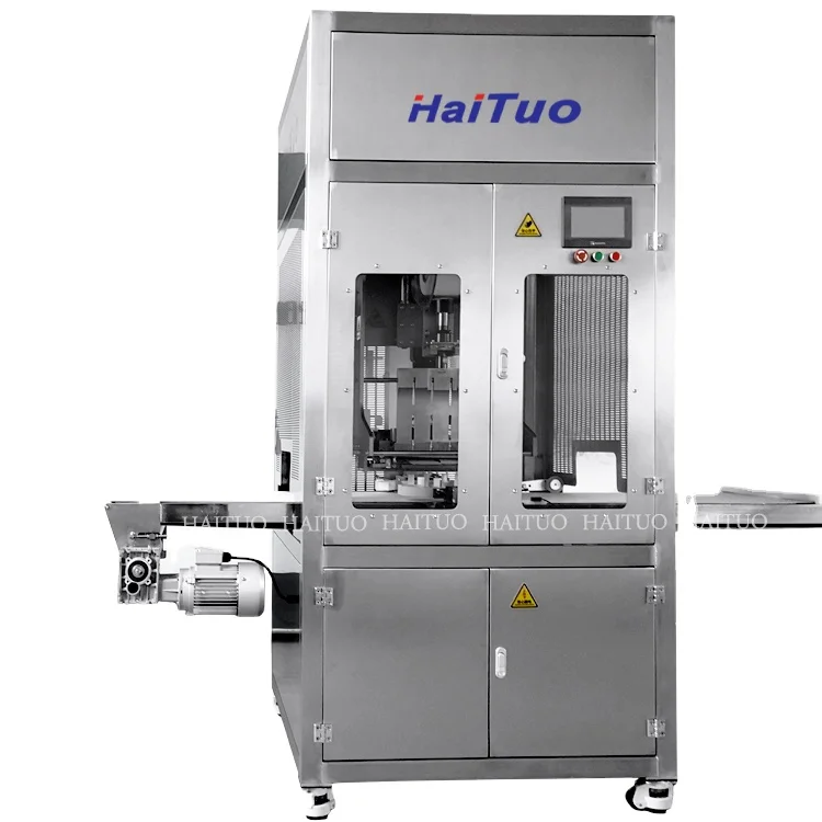 Automatic Ultrasonic Paper Insertion Cake Cutting Machine With Divider Inserts